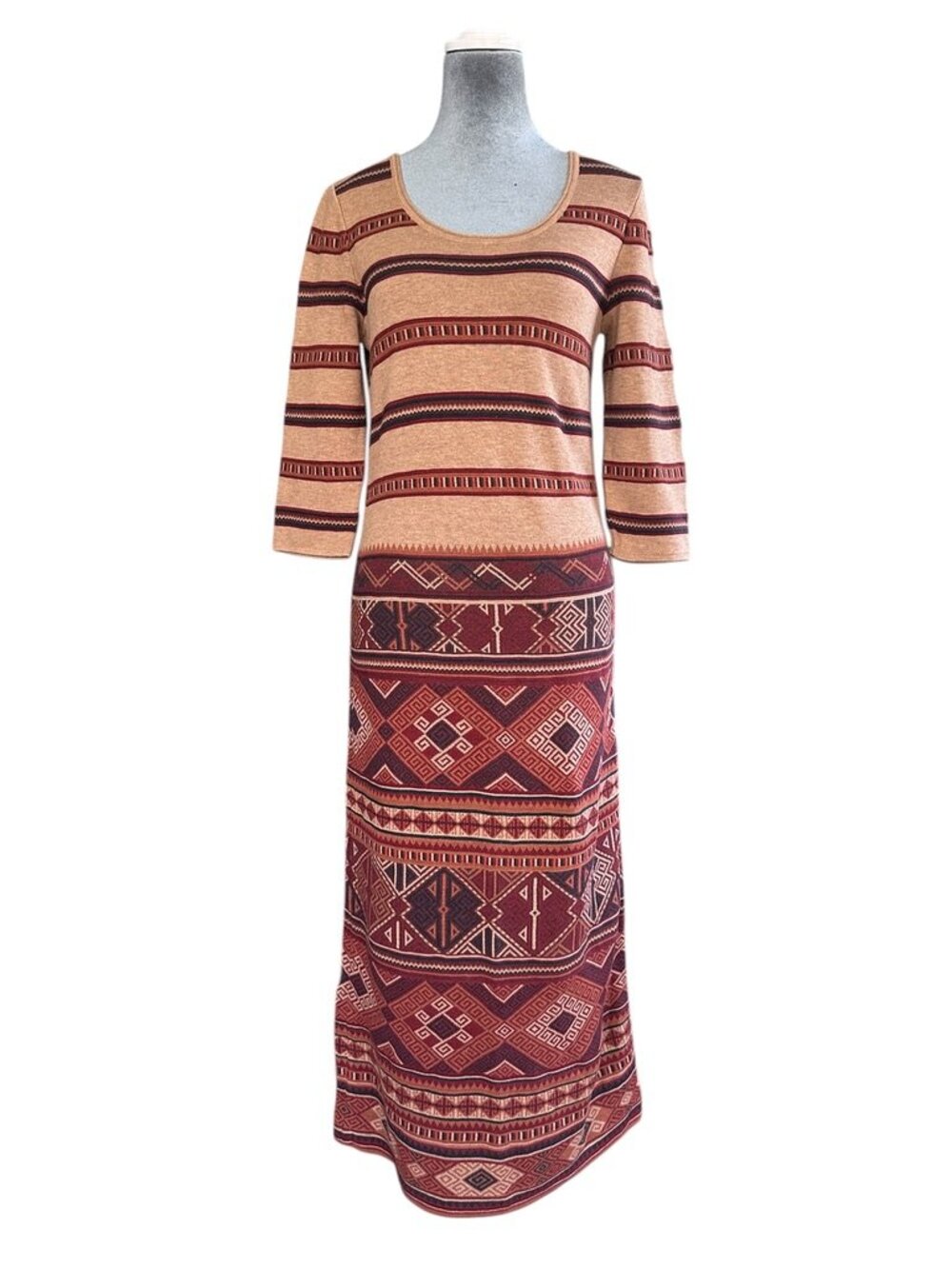 Peruvian Connection Dress  Geometric tribal print.  XS
